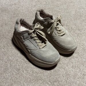 Zara Suede Platform Sneakers Size 10